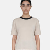 Blusa in 100% Viscosa Beige