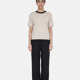 Blusa in 100% Viscosa Beige