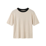 Blusa in 100% Viscosa Beige