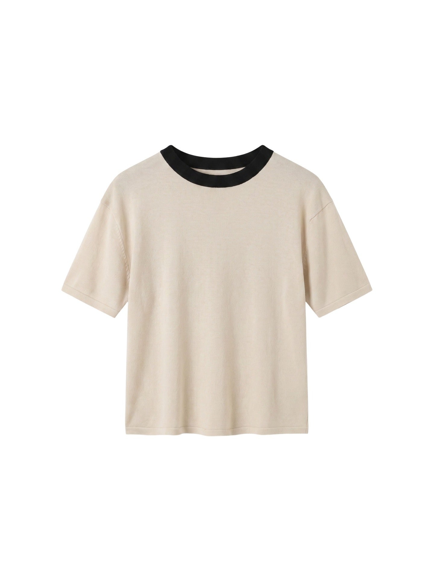 Blusa in 100% Viscosa Beige