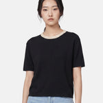 Blusa in 100% Viscosa Nero