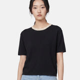 Blusa in 100% Viscosa Nero