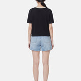 Blusa in 100% Viscosa Nero