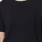 Blusa in 100% Viscosa Nero