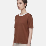 Blusa in 100% Viscosa Marrone