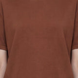 Blusa in 100% Viscosa Marrone