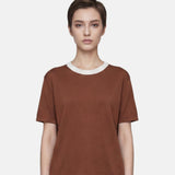 Blusa in 100% Viscosa Marrone