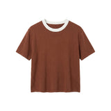 Blusa in 100% Viscosa Marrone