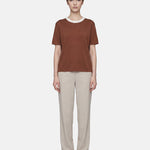Blusa in 100% Viscosa Marrone