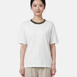 Blusa in 100% Viscosa Verde Militare