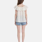 Blusa in 80% Tencel 20% Poliester Beige
