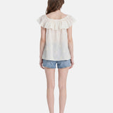 Blusa in 80% Tencel 20% Poliester Beige