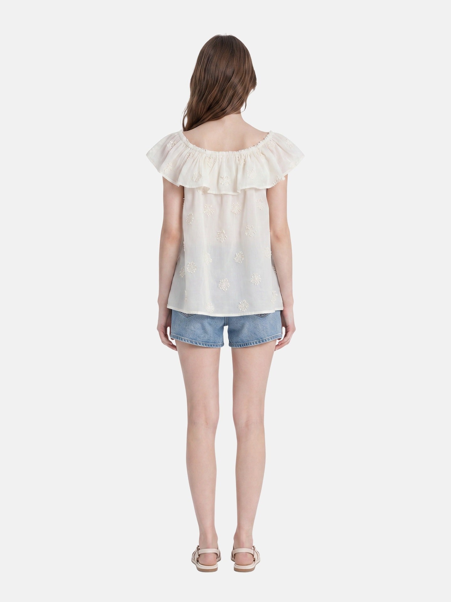 Blusa in 80% Tencel 20% Poliester Beige