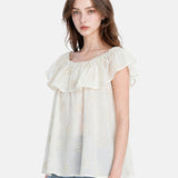 Blusa in 80% Tencel 20% Poliester Beige