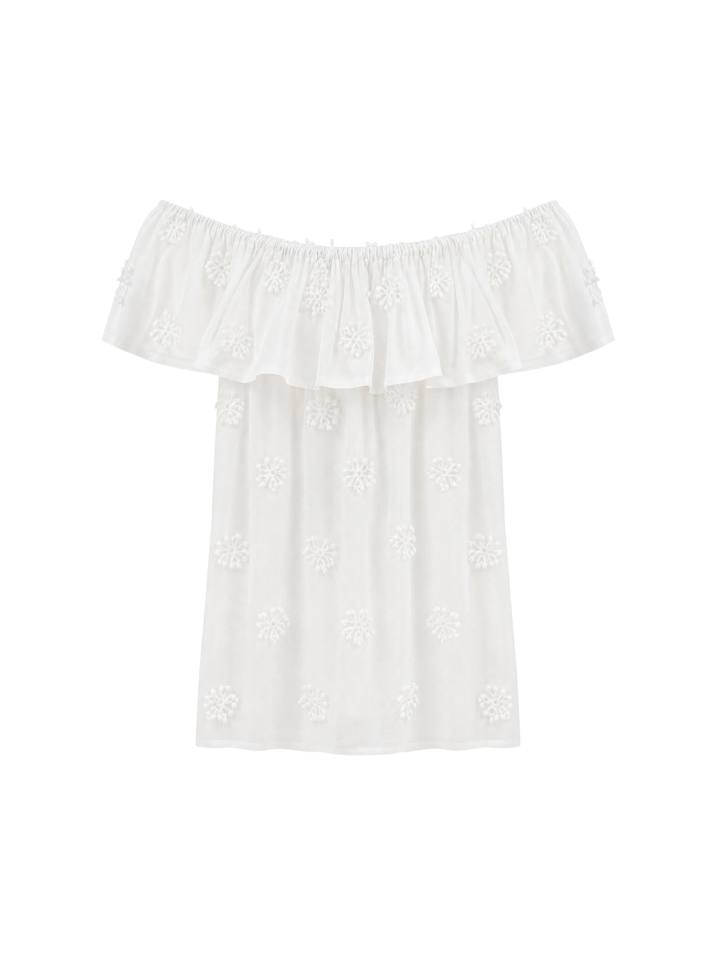 Blusa in 80% Tencel 20% Poliester Bianco