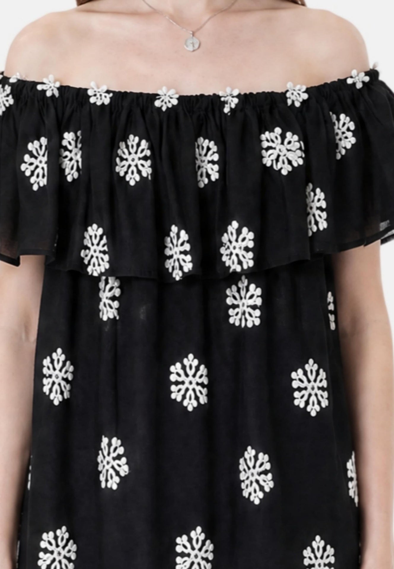 Blusa in 80% Tencel 20% Poliester Nero