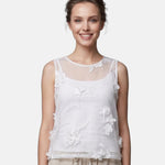 Blusa in Poliestere Bianco