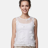 Blusa in Poliestere Bianco