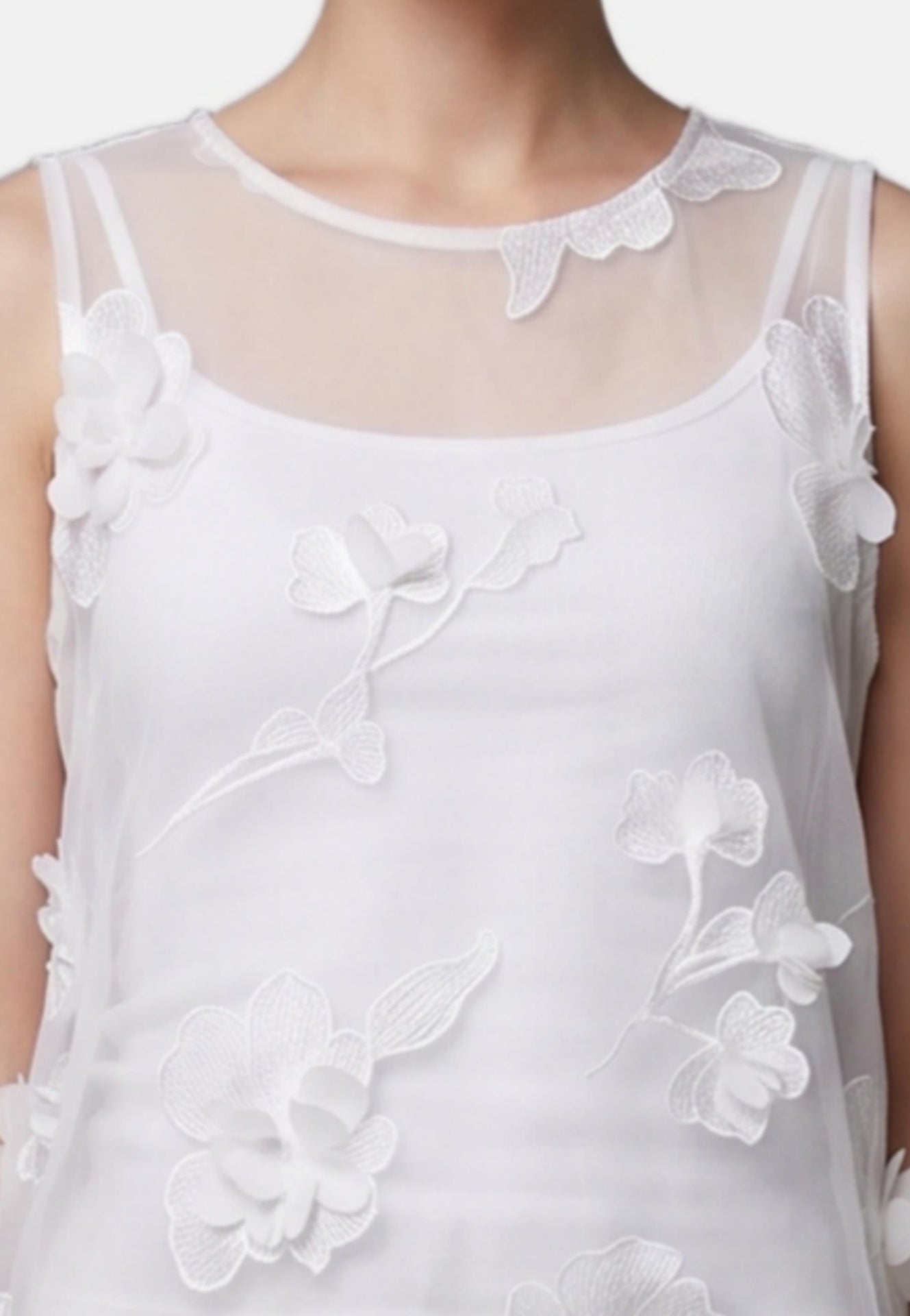 Blusa in Poliestere Bianco