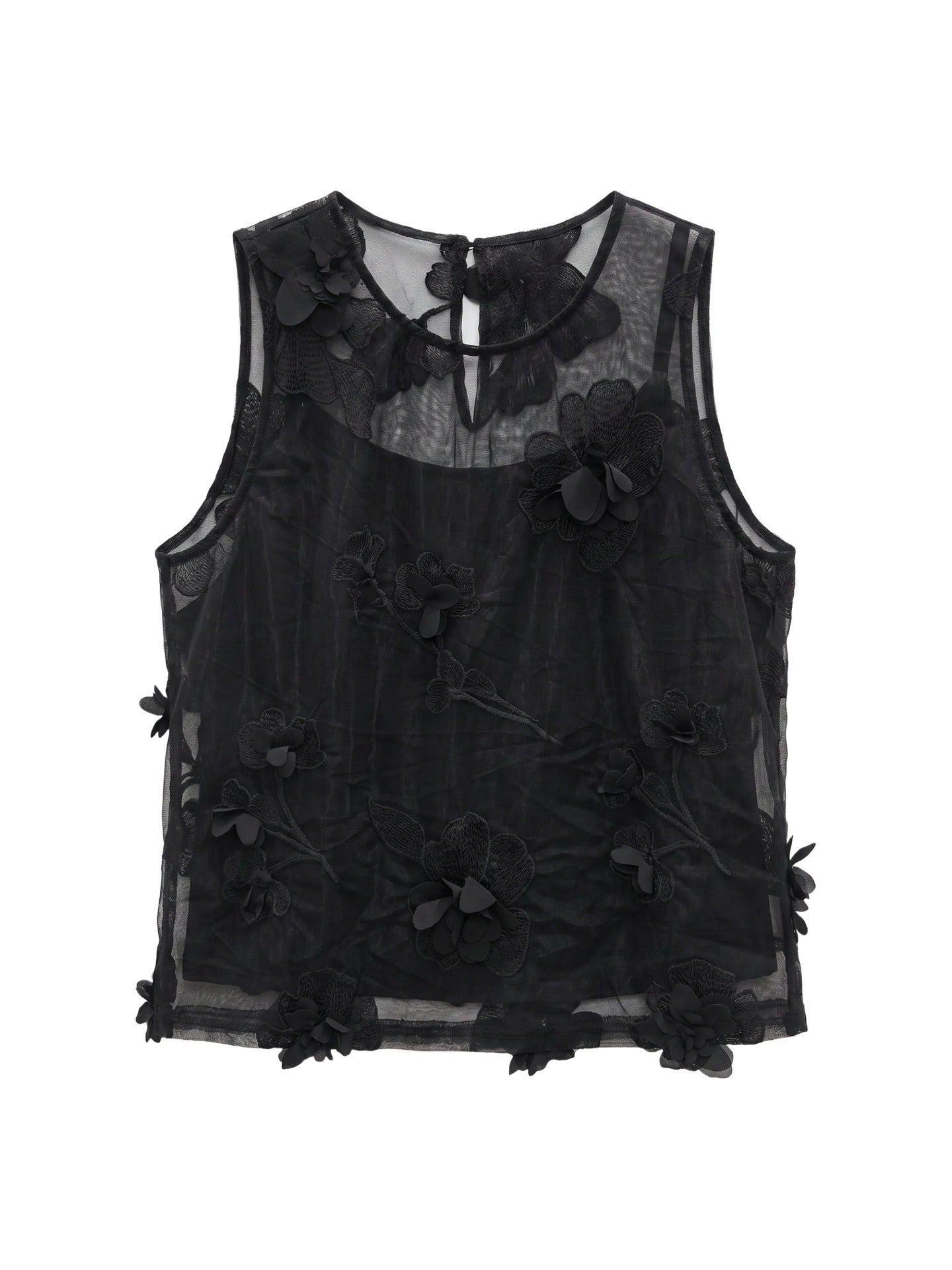 Blusa in Poliestere Nero