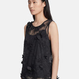 Blusa in Poliestere Nero