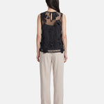 Blusa in Poliestere Nero