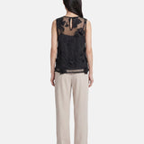 Blusa in Poliestere Nero