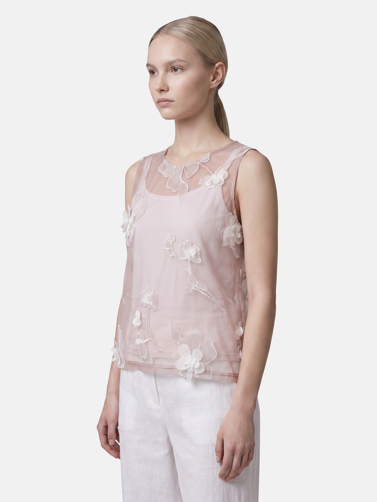 Blusa in Poliestere Rosa