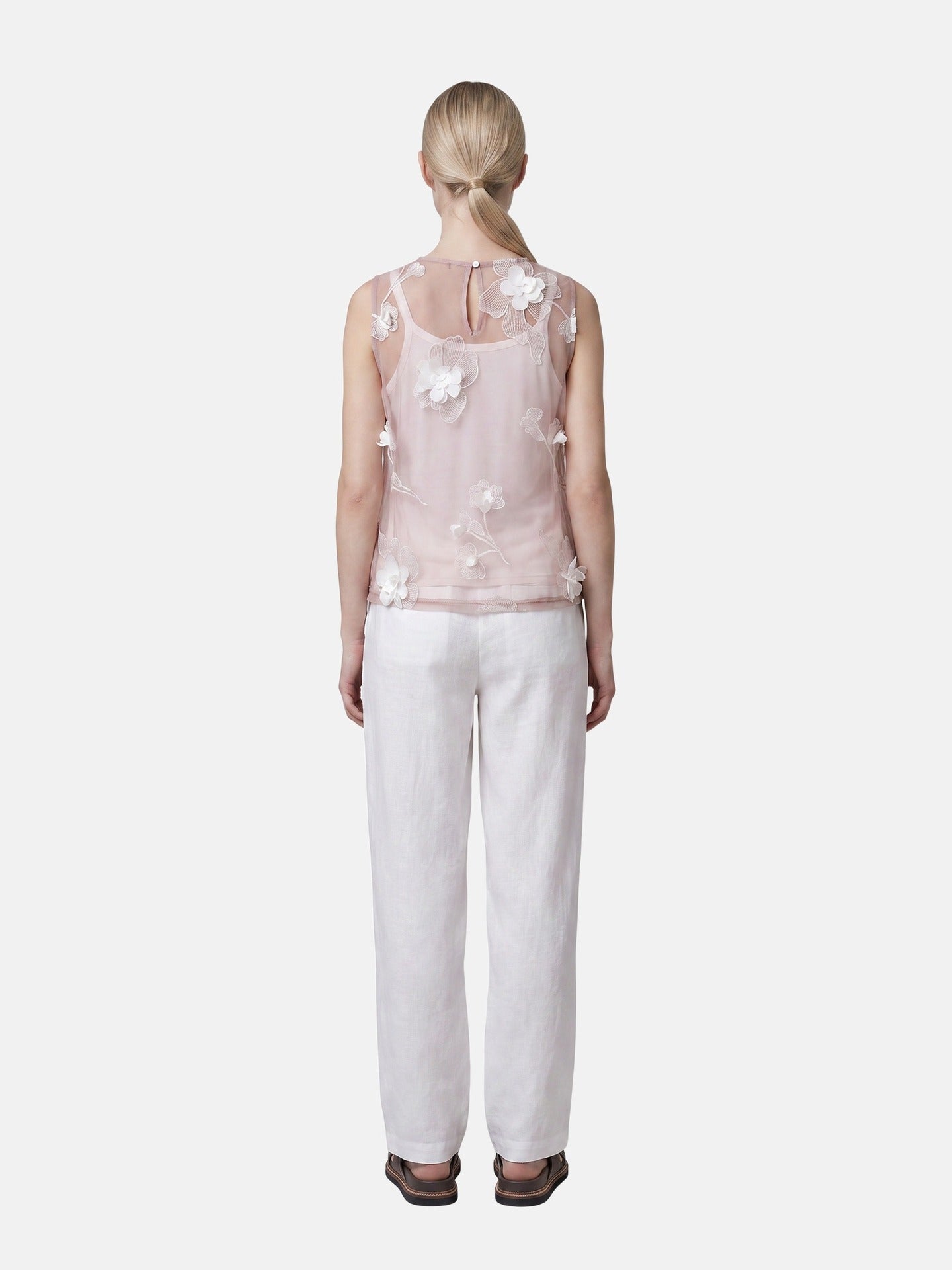 Blusa in Poliestere Rosa