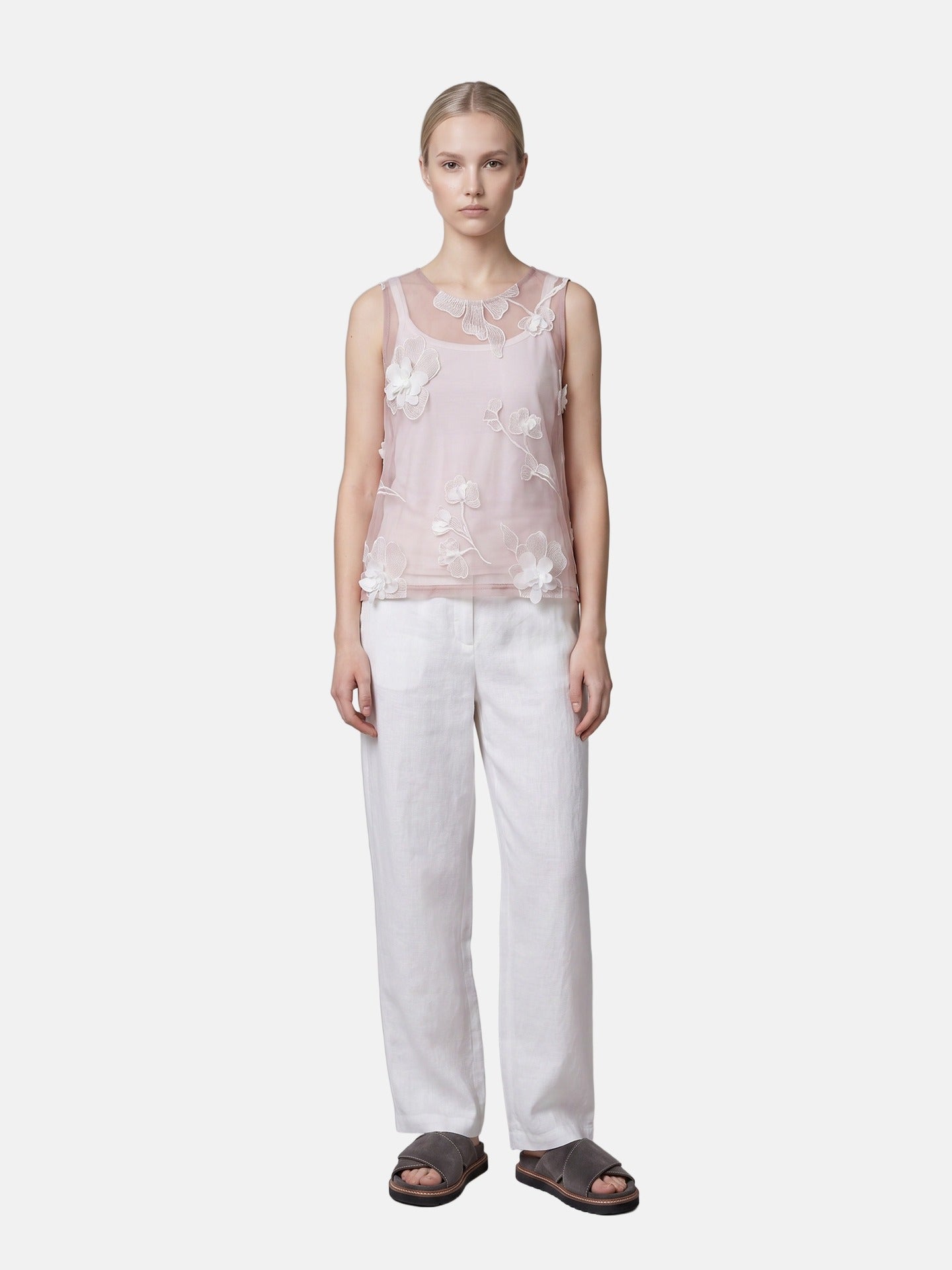 Blusa in Poliestere Rosa