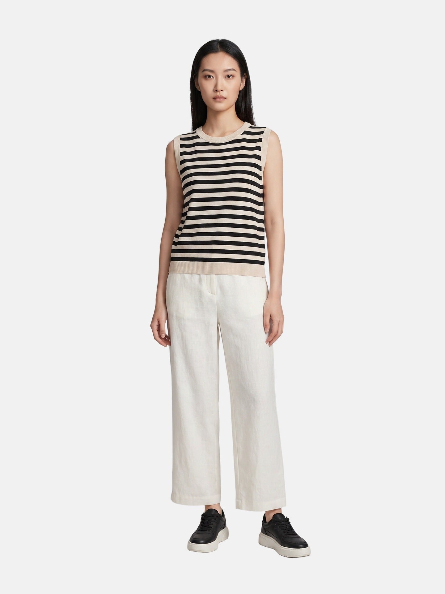 Top in 100% Viscosa Nero