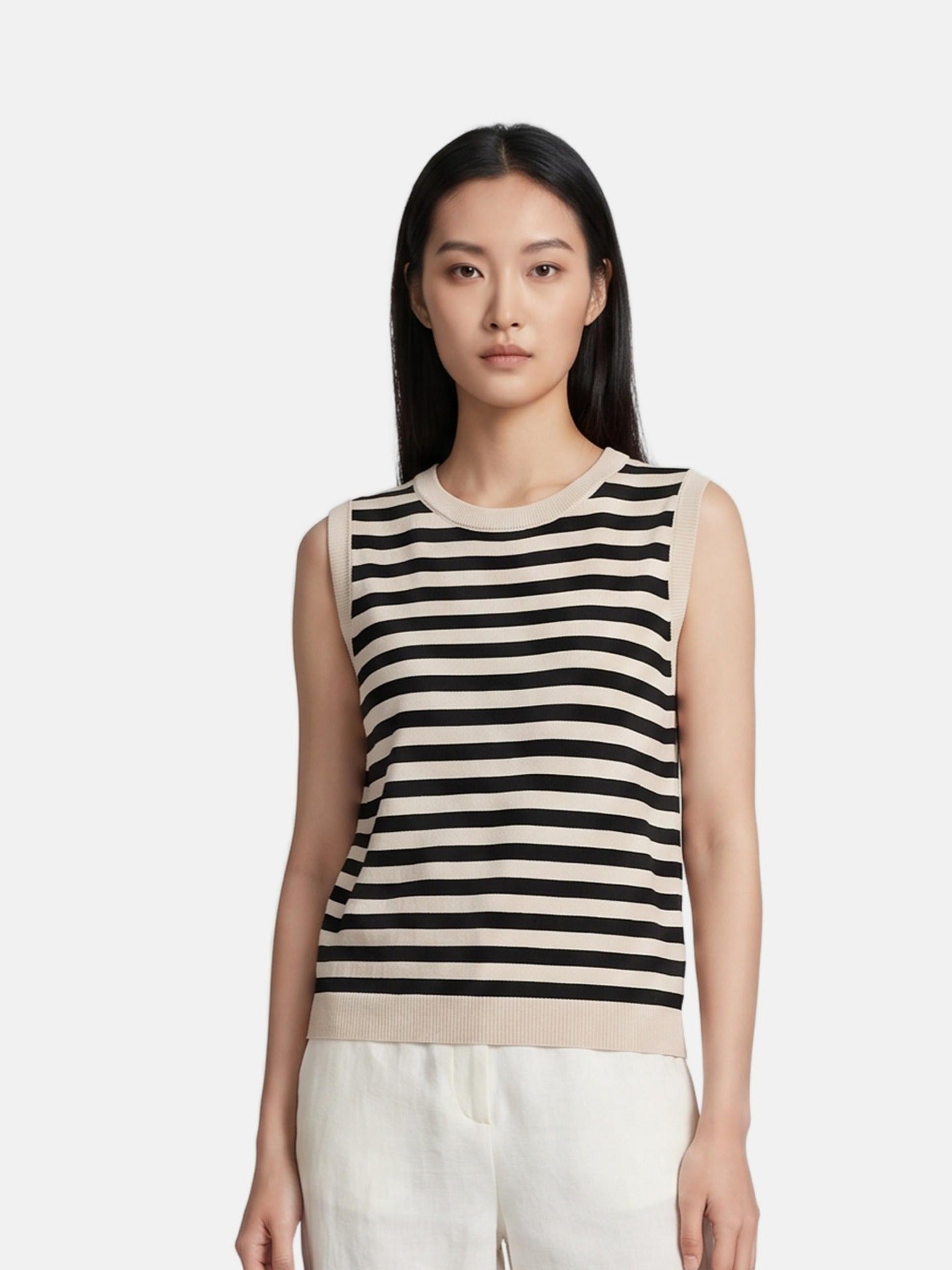 Top in 100% Viscosa Nero