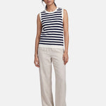 Top in 100% Viscosa Blu