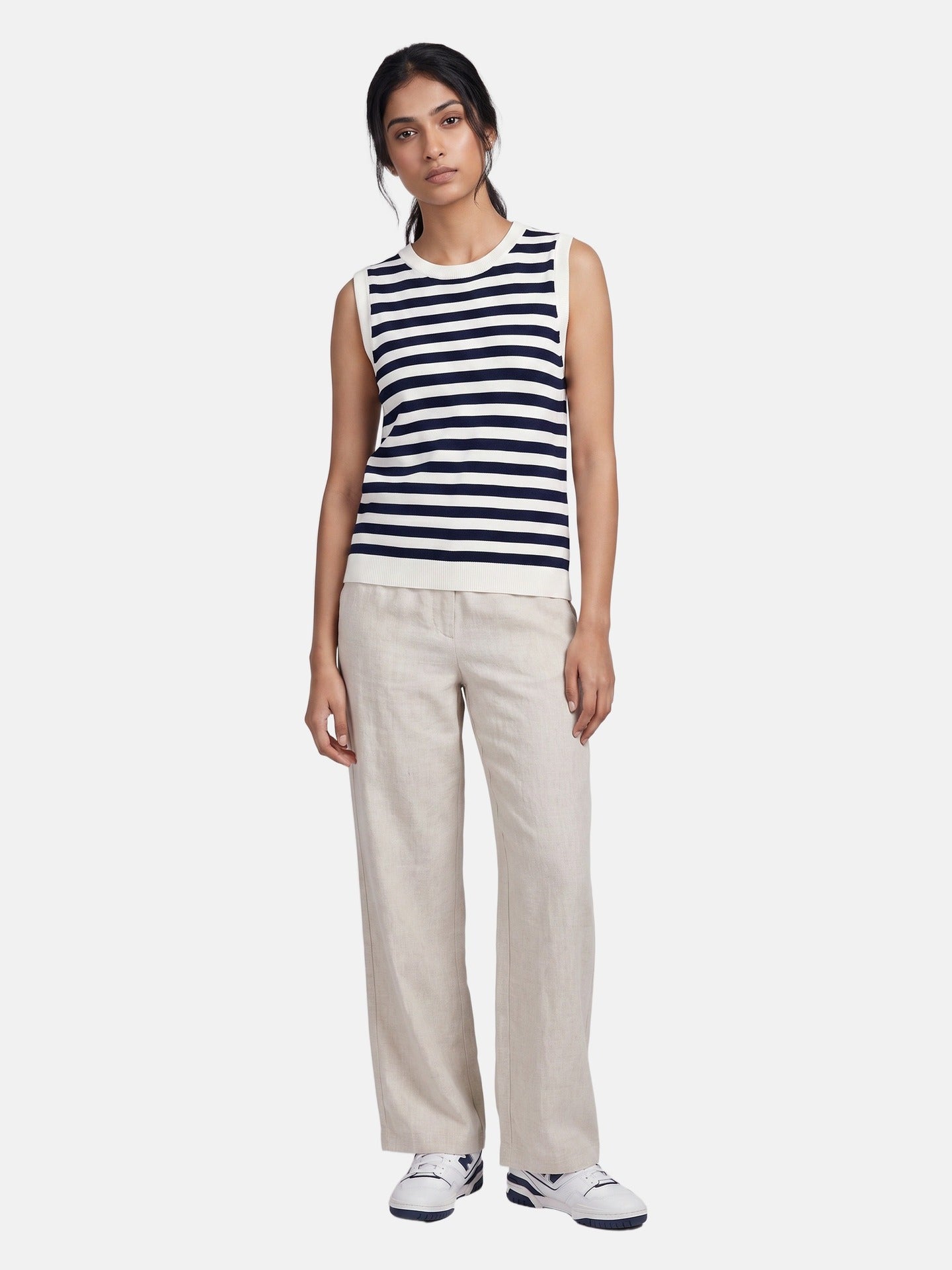 Top in 100% Viscosa Blu