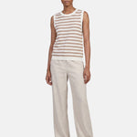 Top in 100% Viscosa Cammello