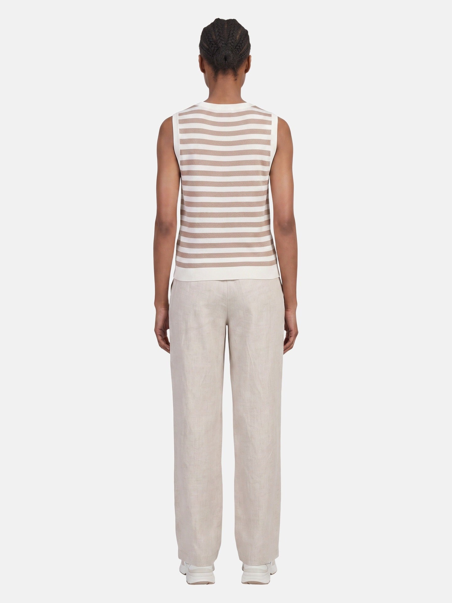 Top in 100% Viscosa Cammello