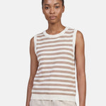 Top in 100% Viscosa Cammello