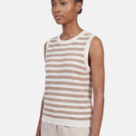 Top in 100% Viscosa Cammello