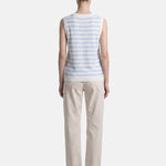 Top in 100% Viscosa Blu