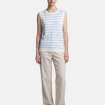 Top in 100% Viscosa Blu