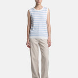 Top in 100% Viscosa Blu