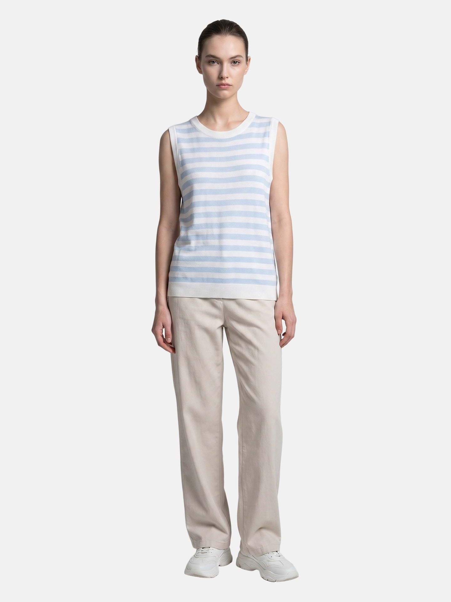 Top in 100% Viscosa Blu