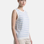 Top in 100% Viscosa Blu