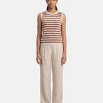 Top in 100% Viscosa Marrone