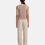 Top in 100% Viscosa Marrone