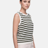 Top in 100% Viscosa Verde Militare