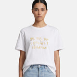 T-shirt in 83,4% Cotone 16,6% Poliammide Giallo