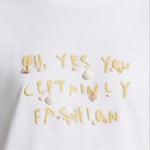 T-shirt in 83,4% Cotone 16,6% Poliammide Giallo