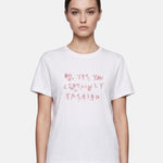 T-shirt in 83,4% Cotone 16,6% Poliammide Rosa