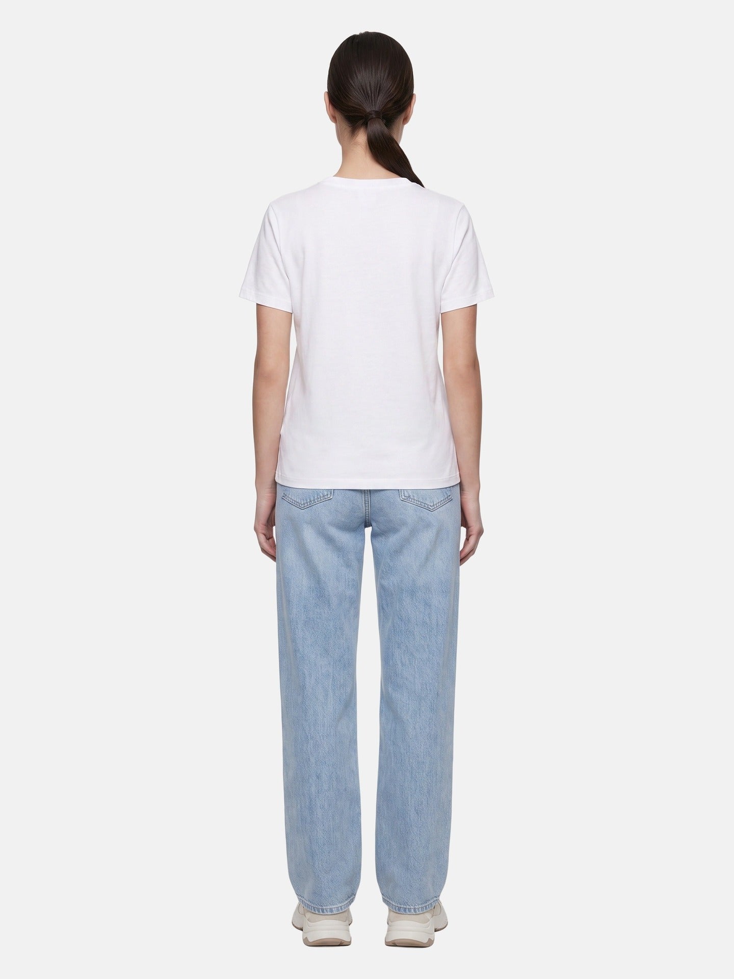 T-shirt in 83,4% Cotone 16,6% Poliammide Rosa